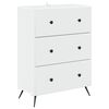 vidaXL Schubladenschrank Wei&szlig; 66 x 34,5 x 90 cm Holzwerkstoff