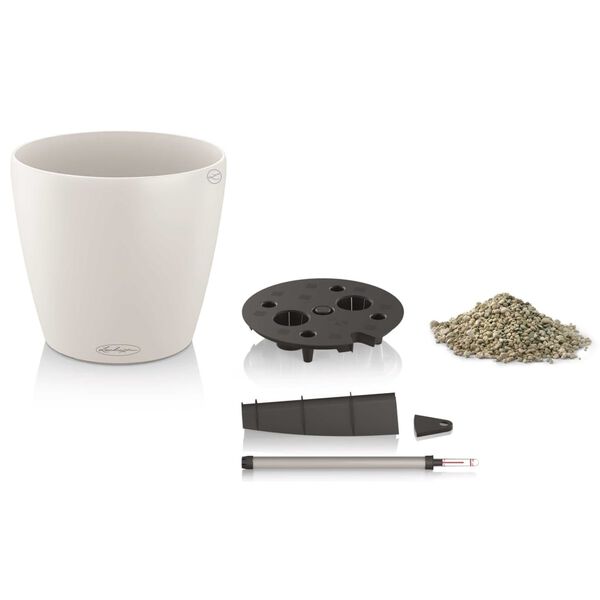 LECHUZA Blumentopf Classico Color 43 ALL-IN-ONE Wei&szlig; 13230