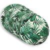 vidaXL Kissenbezug 6 pcs HEERLEN Blattmuster &Oslash; 40 cm Polyester
