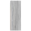 vidaXL Wandschrank mit Glastüren Grau Sonoma 35x37x100 cm