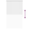 vidaXL Verdunkelungsrollo 124,4 x 175 cm, Stoffbreite 120 cm, Wei&szlig;