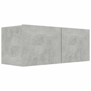 vidaXL TV-Schrank Betongrau 80x30x30 cm Holzwerkstoff