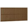 vidaXL Wand-Kopfteil Honigbraun 185x3x90 cm Massivholz Kiefer