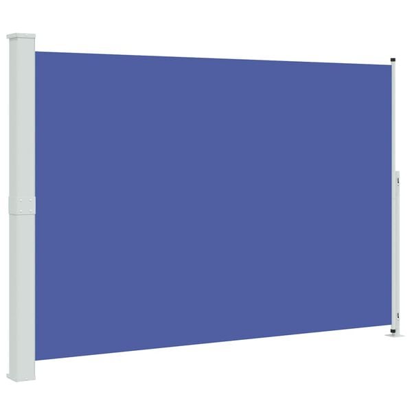 vidaXL Seitenmarkise Ausziehbar 200x300 cm Blau