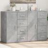 vidaXL Sideboards 2 Stk. Betongrau 59x39x80 cm Holzwerkstoff