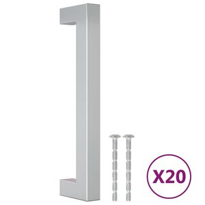 vidaXL M&ouml;belgriffe 20 Stk. Silbern 128 mm Edelstahl