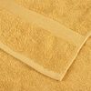 vidaXL Premium Badetücher SOLUND 2 Stk. Gold 100x150 cm 600 g/m²