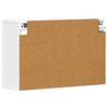 vidaXL H&auml;ngeschrank mit Regal Wei&szlig; 60 x 20 x 40 cm Holzwerkstoff