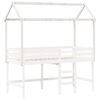 vidaXL Dach f&uuml;r Kinderbett Wei&szlig; 217x95,5x159 cm Massivholz Kiefer