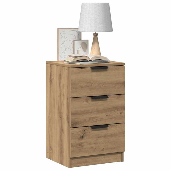 vidaXL Nachttisch Artisan-Eiche 40x36x65 cm Holzwerkstoff
