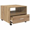 vidaXL Couchtisch Artisan-Eiche 55 x 55 x 45 cm Holzwerkstoff