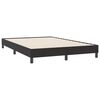vidaXL Boxspringbett mit Matratze Schwarz 160x220 cm Samt