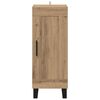 vidaXL Sideboard Artisan-Eiche 34,5 x 34 x 90 cm Verbundholz und Eisen