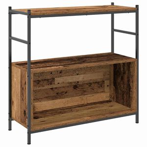 vidaXL B&uuml;cherregal 80 x 30 x 78,5 cm Holzwerkstoff R&auml;uchereiche