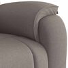 vidaXL Massagesessel Taupe Stoff