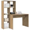 vidaXL Schreibtisch Artisan-Eiche 138,5 x 55 x 143 cm Holzwerkstoff