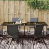 vidaXL Outdoor Teppich ARAKIL Braun 300 x 400 cm PP