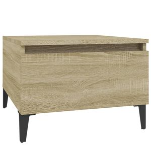 vidaXL Beistelltisch Sonoma-Eiche 50x46x35 cm Holzwerkstoff