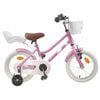 vidaXL Kinderfahrrad 16 Zoll f&uuml;r 4-6 Jahre alt Hellrosa