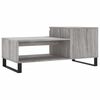 vidaXL Couchtisch Grau Sonoma 100x50x45 cm Holzwerkstoff