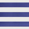 vidaXL Markise Einziehbar Blau und Wei&szlig; 4x3 m Stoff und Aluminium