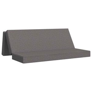 vidaXL Klappsofa Bett 200 x 67 x 45 cm Hellgrau