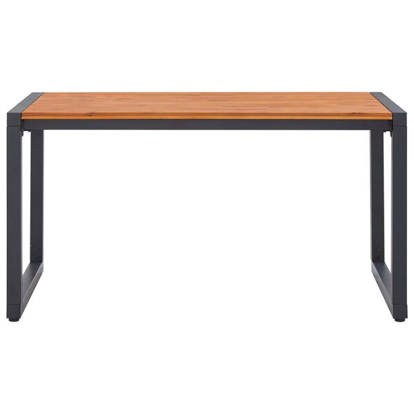 vidaXL 5-tlg. Garten-Essgruppe Grau