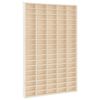 vidaXL Sammlervitrine aus Holz mit 90 F&auml;chern 50,5 x 4,5 x 79 cm