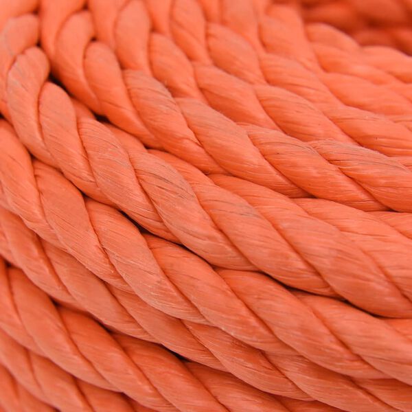 vidaXL Arbeitsseil Orange 12 mm 50 m Polypropylen