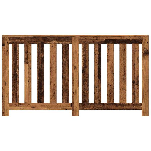 vidaXL Heizk&ouml;rperverkleidung Altholz-Optik 149x20x82 cm Holzwerkstoff