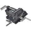 vidaXL Maschinenschraubstock Kreuztisch Handbetrieb 78 mm