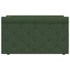 vidaXL Tagesbett mit Matratze USB Dunkelgr&uuml;n Stoff 90x200 cm