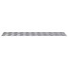 vidaXL Treppe Tritt Rechtwinklig 4 pcs Silber 100 x 25 cm Aluminium