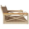 vidaXL H&auml;ngebank Beige 109x62x40 cm Poly Rattan