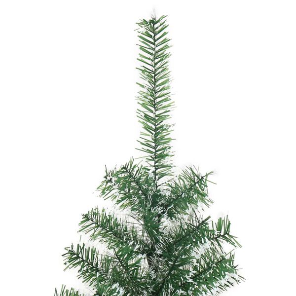 vidaXL K&uuml;nstlicher Weihnachtsbaum Beschneit Gr&uuml;n 150 cm
