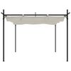 vidaXL Pergola mit Schiebedach Creme 295x292x230 cm