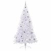 vidaXL K&uuml;nstlicher Weihnachtsbaum Wei&szlig; 240 cm PVC und Stahl