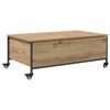 vidaXL Couchtisch Artisan-Eiche 91 x 55 x 32 cm Holzwerkstoff