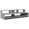 vidaXL Studiotisch Sonoma-Grau 110 x 42,5 x 36 cm Holzwerkstoff
