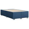 vidaXL Boxspringbett mit Matratze Blau 120x190 cm Stoff
