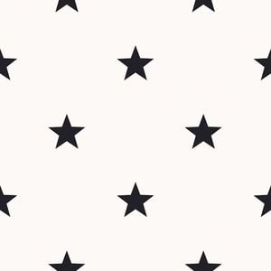 Noordwand Tapete Friends & Coffee Little Stars Schwarz und Wei&szlig;