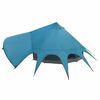 vidaXL Teepee Zelt f&uuml;r 5 Personen Blau und Grau 600 x 600 x 347 cm