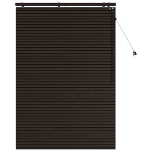 vidaXL Venezianische Jalousie Dunkelbraun 115 x 160 cm 35 mm