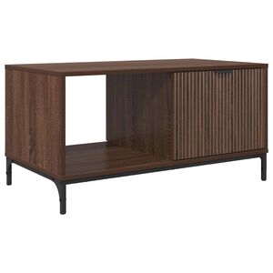 vidaXL Couchtisch Braun Eichen-Optik 90 x 49 x 46 cm Holzwerkstoff
