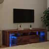 vidaXL TV-Schrank mit LED Altholz-Optik 140x36,5x40 cm Holzwerkstoff