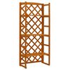 vidaXL Regal-Rankgitter Orange 60x30x140 cm Massivholz Tanne