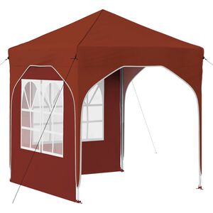 vidaXL Pop-up Partyzelt 192 x 192 x 245 cm Terrakotta