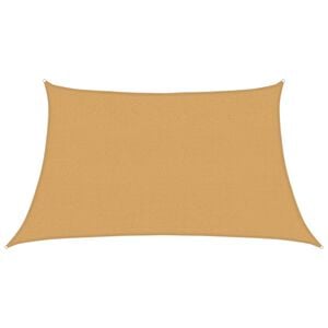 vidaXL Sonnensegel 160 g/m&sup2; Trapez Hellgrau 3/4x2 m HDPE