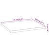 vidaXL K&uuml;chenarbeitsplatte 80x63,5x4 cm Massivholz Eiche Rechteckig