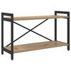 vidaXL B&uuml;cherregal 80 x 30 x 50 cm Holzwerkstoff Artisan-Eiche
